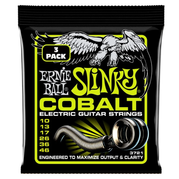 Ernie Ball 3721 - 3-pack Regular Slinky Cobalt